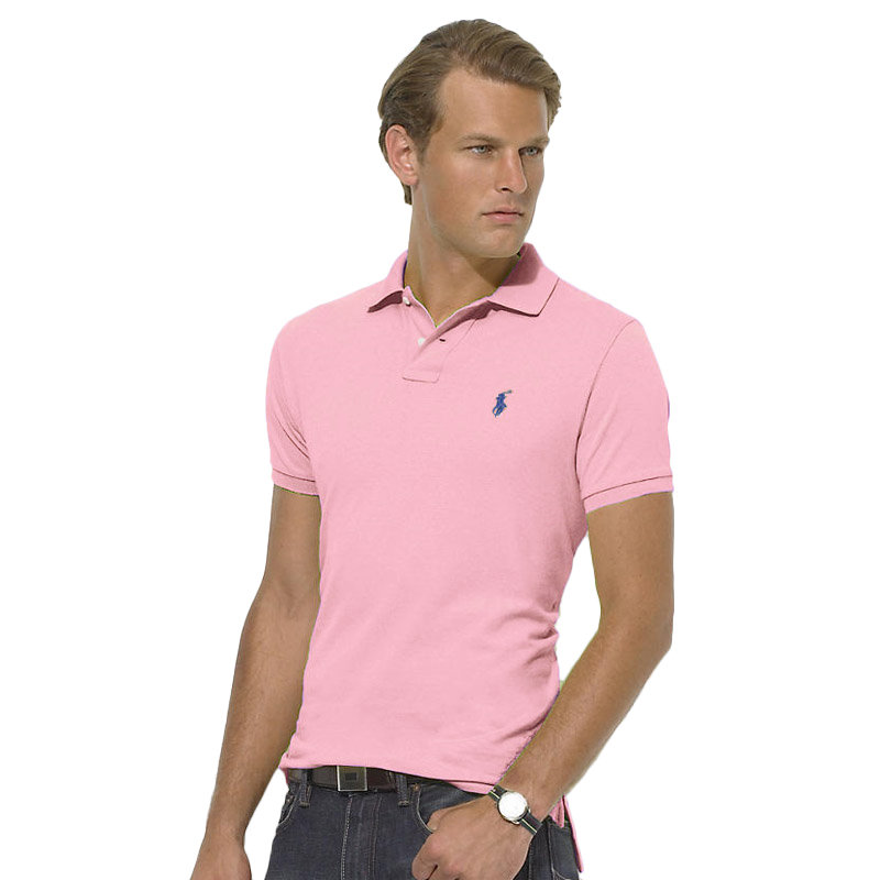 ralph lauren/保罗 修身款男士纯棉短袖polo衫 翻领t恤13色 2130297