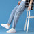 传奇保罗蓝色牛仔裤男夏季薄款2021年新款裤子潮流牌直筒宽松男士休闲长裤（M-4XL）812301(蓝色 M)