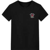 夏季潮修身棉半袖加大码男装男士圆领休闲短袖打底衫T恤衫 R226(2XL 1996黑色)