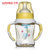PPSU奶瓶 宽口径婴儿塑料奶瓶 宝宝奶瓶带吸管手柄180ML(黄色)