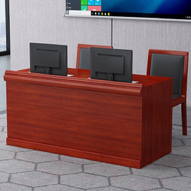 云艳yy-lcl1012 办公桌升降显示器双人位会议桌电动升降办公桌培训