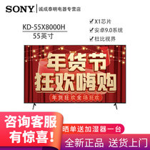 索尼（SONY）KD-55X8000H 55英寸 4K超高清 HDR 安卓智能液晶电视黑色2020年新品(黑色 KD-55X8000H)