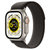 Apple Watch Ultra (GPS + 蜂窝网络) MQFG3CH/A 49毫米钛金属表壳+黑配灰色野径回环式表带