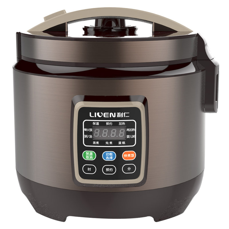 利仁livenfgd7303升黑晶内胆电饭煲24小时预约咖啡金