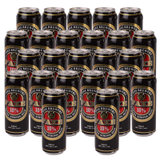 【国美在线自营】丹麦进口法克罐装10%黑啤酒500ml*24罐 