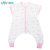 蒂乐 竹棉四层纱布婴儿短袖分腿睡袋 DL426(粉色 L(适合身高95-125)