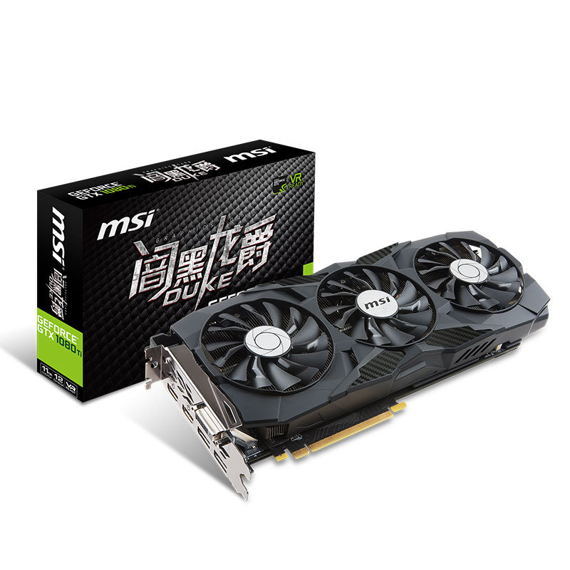 显卡msi微星暗黑龙爵电脑独立游戏gtx1080ti吃鸡显卡11g秒10701060