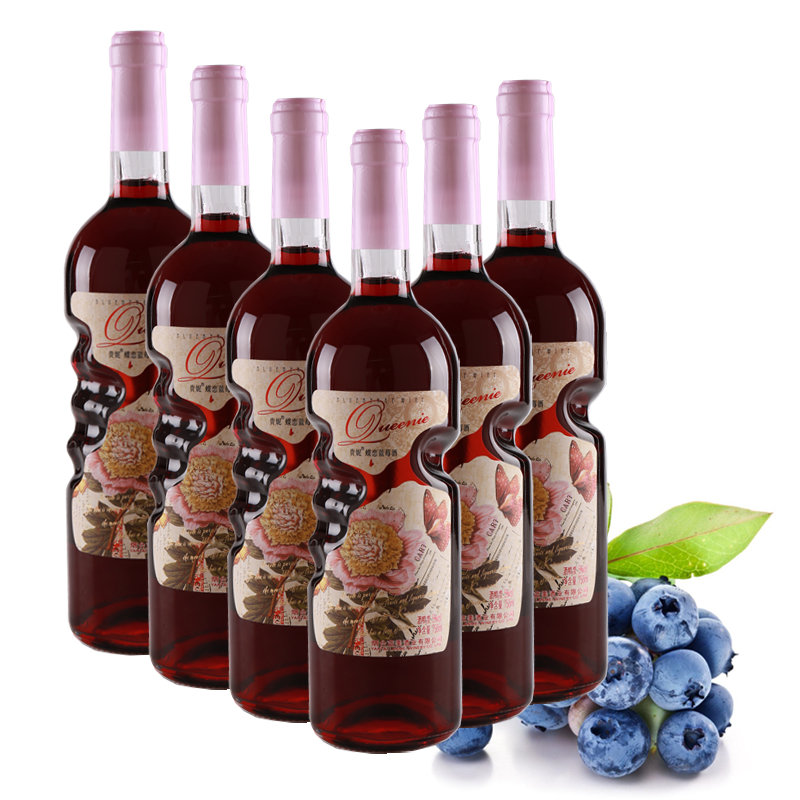 其他酒类queenie蝶恋蓝莓酒 天使之手甜型果酒(整箱750ml*6)返回商品