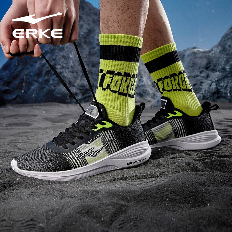 【跑步鞋图片】鸿星尔克【水上漂】女鞋跑步鞋轻便舒适运动鞋网面透气