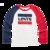 Levis李维斯男童经典logo印花长袖T恤 83621LS909-001(7码（130） 白色)