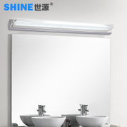 世源现代简约防水LED镜前灯不锈钢浴室卫生间灯卫浴镜柜灯具WL3012