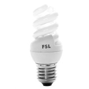 佛山照明（FSL）T3/6W-E27全螺旋节能灯（日光色）（3支装）