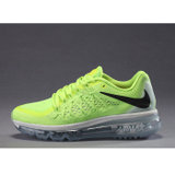 Nike耐克女子跑步鞋 运动鞋新款 max气垫透气跑鞋休闲运动跑步鞋(荧光黄)