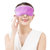 茗振眼罩睡眠遮光透气冰袋睡觉女男士耳塞防噪音眼部眼睛热敷眼罩(紫色)