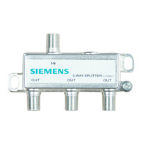 西门子SIEMENS 闭路电视分配器 有线电视分支器一分三