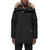 CANADA GOOSE 加拿大鹅 男士黑色连帽中长款羽绒服 2062M-BlackXS黑 时尚保暖