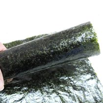 海苔大片50张寿司专用墨绿色烤紫菜包饭团日韩料理家商用材料食材(AA出口级原味50张)