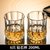威士忌酒杯家用欧式水晶玻璃杯子洋酒杯烈酒杯啤酒杯水杯酒吧套装(6只装 钻石杯)