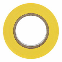 彩标 FK18 18mm*10mPVC 绝缘胶布(黄色)
