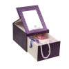 雅客集 FB-14105凯莉紫色化妆珠宝盒
