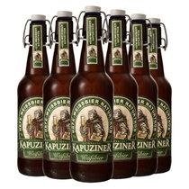 卡布奇纳精酿啤酒 卡布奇纳小麦啤酒 修道院玻璃瓶 500ml*6瓶 德国进口