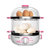 天际（TONZE） DZG-W414F 煮蛋器 双层蒸蛋器 可蒸14颗蛋 早餐机 自动断电 消毒/蒸/煎