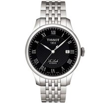 天梭(TISSOT)手表 力洛克系列机械男表新老款随机发货(黑盘 T41.1.483.53)