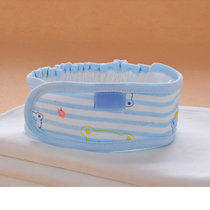 运智贝婴儿尿布扣尿片固定带新生儿宝宝棉质卡通可调节宝宝尿布带(蓝色)