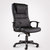 sihoo/西昊 m09电脑椅 家用办公椅 时尚皮艺椅子 人体工学老板椅(黑色)