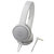 铁三角（Audio-technica）ATH-AR1iS 轻便携型耳罩式智能手机耳麦 白色