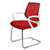 匠林家私椅子弓形降办公椅电脑椅家用(红色 白框)第2张高清大图