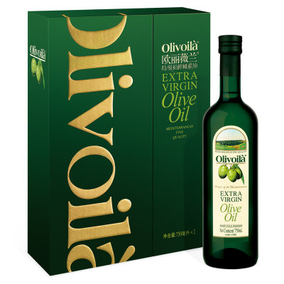 欧丽薇兰 橄榄油精装礼盒750ml*2瓶
