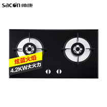 帅康(sacon)QA-E2-35B 燃气灶 钢化玻璃面板 4.2KW大火力 节能稳焰 嵌入式燃气灶(液化气20Y)