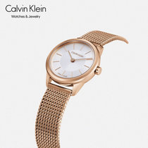 卡文克莱Minimal ext. 简约系列延伸款手表 时尚腕表石英表女表 K3M23626 国美超市甄选