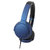 铁三角（Audio-technica）ATH-AR3iS 轻便携型耳罩式智能手机耳麦 蓝色