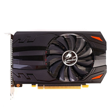 七彩虹colorful灵动鲨gtx1050ti4ggddr5游戏显卡灵动鲨le版本单风扇