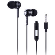 爱易思（Easeyes）EM005 3.5接口入耳式通用线控耳机（黑色）【真快乐自营 品质保证】