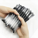 黑色签字笔学生办公水性中性笔0.5mm针管子弹头水笔(默认)