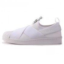 阿迪达斯Adidas Superstar Slip On 绑带贝壳头 一脚蹬(S81338)