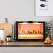 美的（Midea） 电烤箱家用多功能迷你小型 家庭烘焙烤蛋糕面包 10升 T1-108B(黑色)