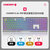 樱桃CHERRY MX3.0S奶油布丁定制PBT键帽游戏外设RGB背光机械键盘(3.0s紫色果冻白色-RGB彩光版 黑轴)