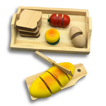 儿童木质水果蔬菜切切乐玩具木制切切看厨房过家家仿真宝宝玩具