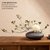 新中式禅意陶瓷花瓶仿真绿植插花样板间软装摆件桌面玄关茶室装饰(磐石黑/大+富贵花白色花艺)