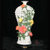 中国龙瓷 商务礼品*纯手工艺品中国瓷器德化陶瓷办公客厅 35cm美人瓶(编织-彩牡丹）SNC0079