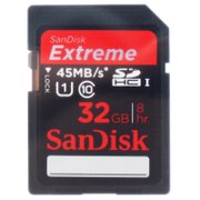 闪迪（SanDisk）Extreme 32GB Class10 SDHC存储卡（Class10的视频等级 轻松拍摄全高清视频）