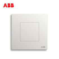 ABB开关插座无框轩致空白面板(雅典白)AF504