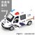 警车玩具小汽车模型仿真合金车玩具男孩警察车越野儿童声光皮卡(大号110公安（灯光回力可开门）)