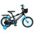 永  久（FOREVER）儿童自行车男女款小孩单车脚踏车儿童自行车宝宝童车12寸/14寸/16寸带后座款(黑蓝色 16寸)