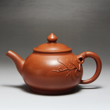 名壶秋月 葫芦壶 宜兴紫砂壶 全手茶壶 原矿红皮龙 茶具