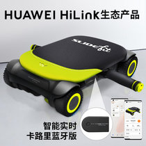 万达康HUAWEI HiLink生态产品 健腹轮自动回弹四轮 绿色SF-WC31G-HW 健身器蓝牙版